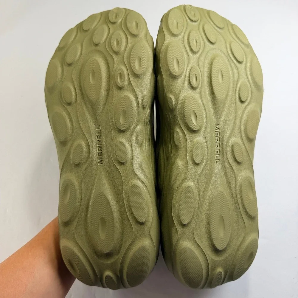 Merrell Hydro Slide 2 Sandal Mens 11 Mosstone Green Rubber Sport Comfort Outdoor